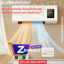 Aire Calefactor Acondicionado Portátil Pared 2 en 1 Splitmax™